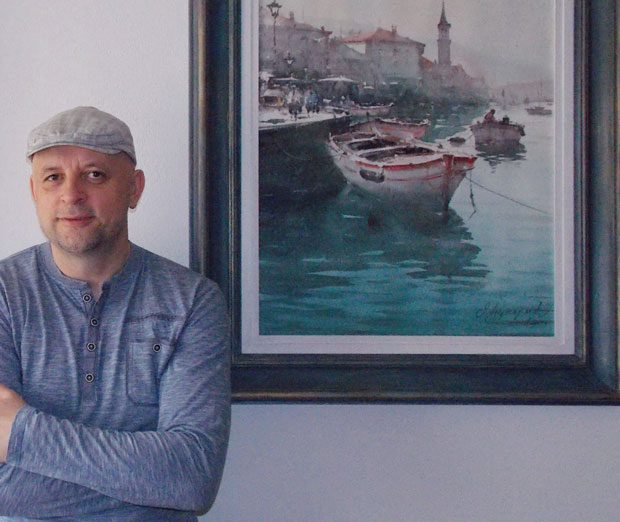 Акварел је уметност слушања воде